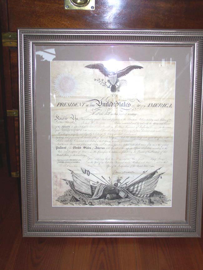 A War of 1812 Military Commission signed by Pres. James Madison on June 1, 1810, appointing James Bryson as Second Lt. — image 6
